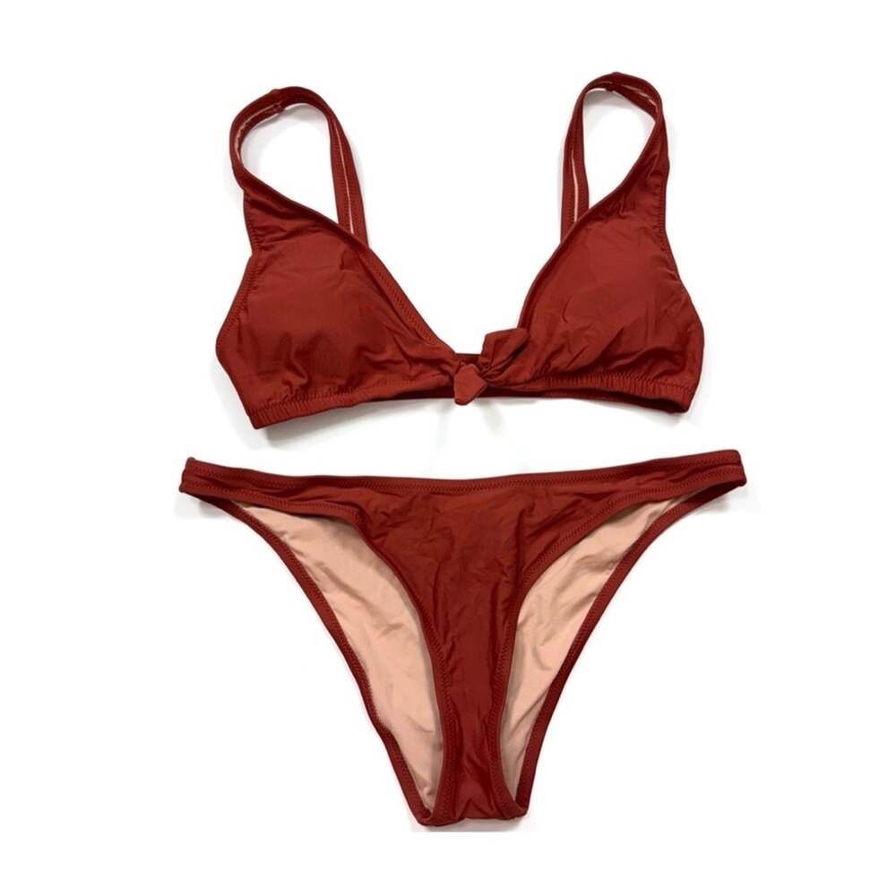 J. Crew Tie-Front 1989 High-Leg Bikini